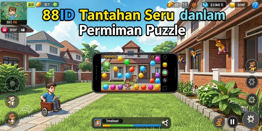 Tampilan menarik dari gameplay Puzzle 88ID yang menantang.