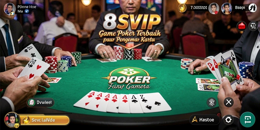 Screenshot gameplay Poker yang menarik di 8SVIP.