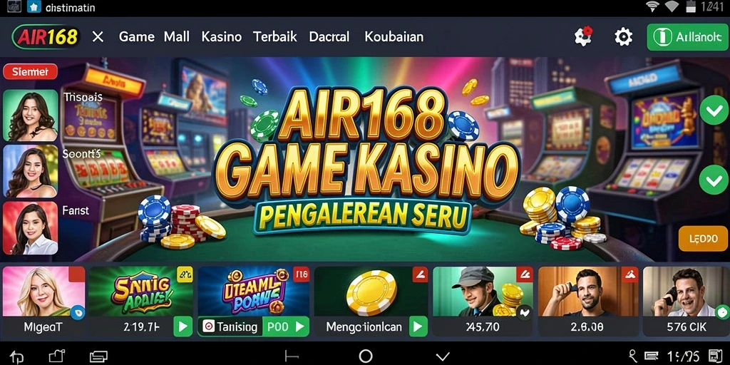 Tangkap momen seru saat bermain Kasino di AIR168.