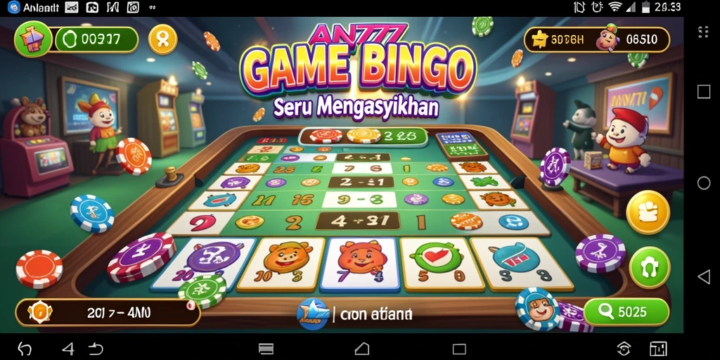 Tampilan gameplay Bingo seru dan interaktif di AN777.