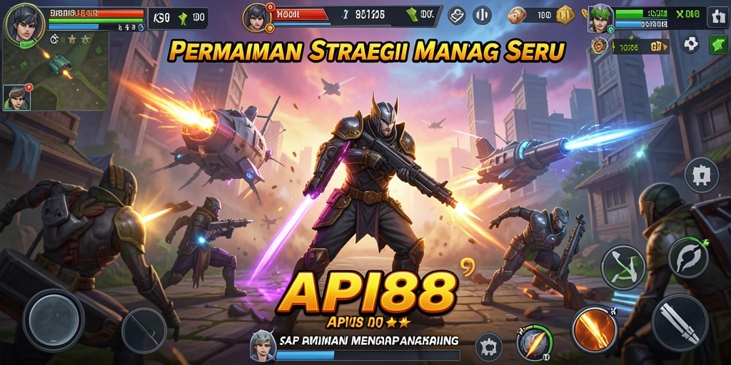 Tampilan screenshot API88 menunjukkan aksi strategis yang mendebarkan.