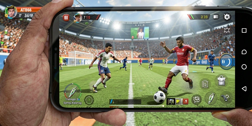 Tampilan gameplay AT866 yang menegangkan dan kompetitif.