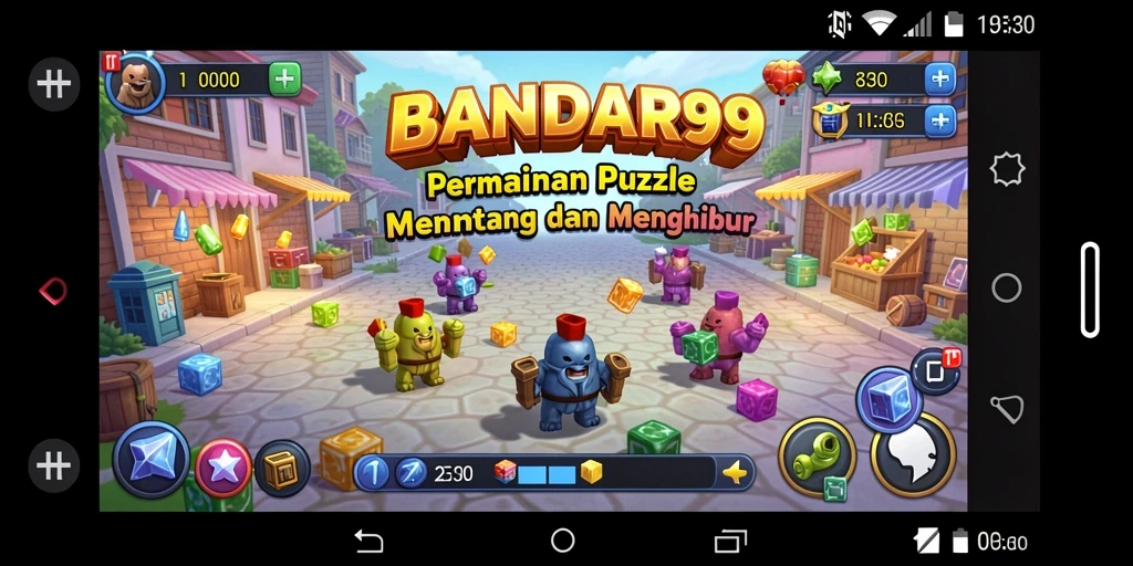 Tampilan gameplay BANDAR99 dengan tantangan Puzzle yang mendebarkan.