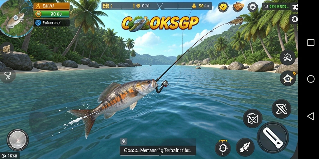 Tampilan gameplay COLOKSGP dengan pengalaman memancing yang seru.