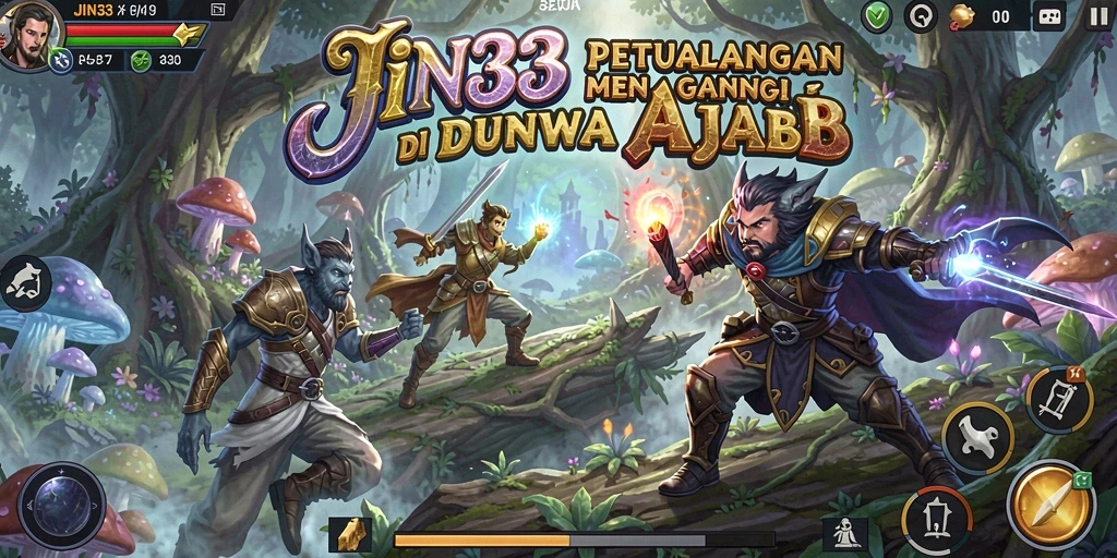 Tampilan gameplay JIN33 dengan petualangan yang seru dan grafis menawan.