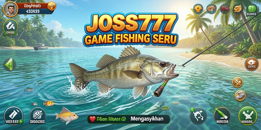 Gameplay memancing seru di JOSS777 dengan grafis menakjubkan.