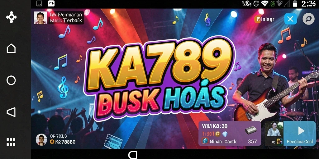 Tampilan gameplay seru di KA789 dengan berbagai pilihan lagu.