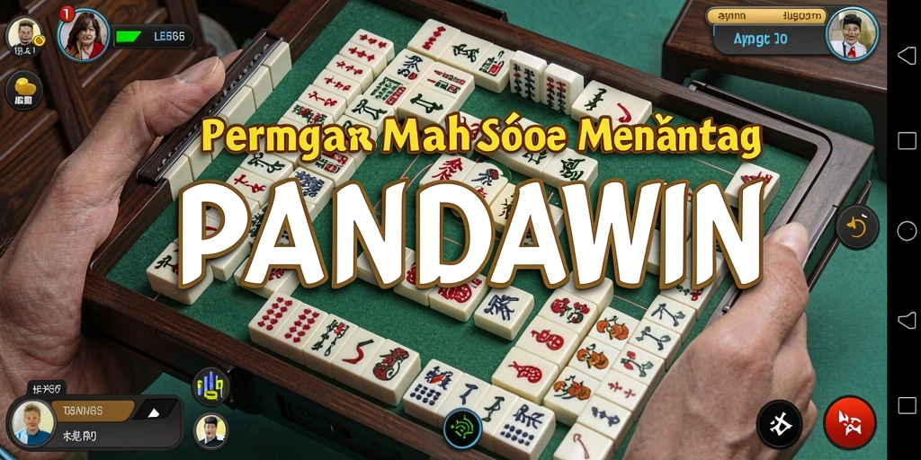 Tampilan gameplay Mahjong yang seru dan menawan di PANDAWIN.