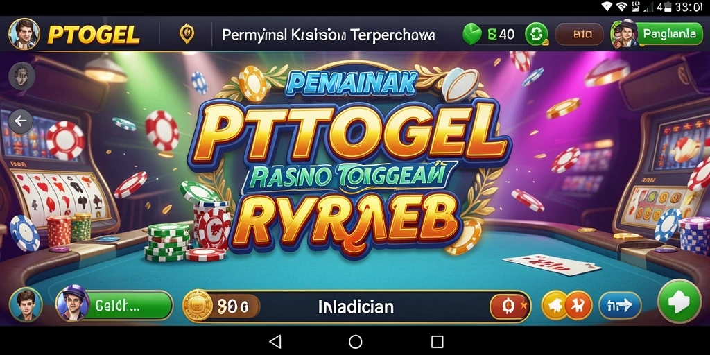 Screenshot PTTOGEL dengan gameplay Kasino yang menarik dan interaktif.