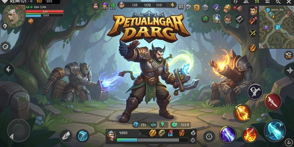 Tampilan gameplay yang menakjubkan dalam dunia ARPG.
