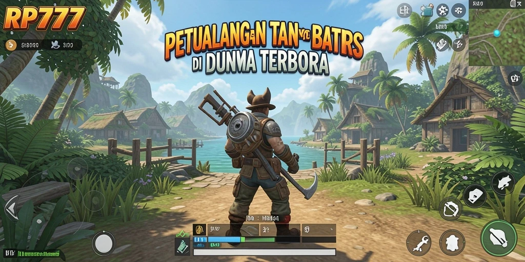 Gameplay RP777 menampilkan petualangan seru di dunia terbuka.