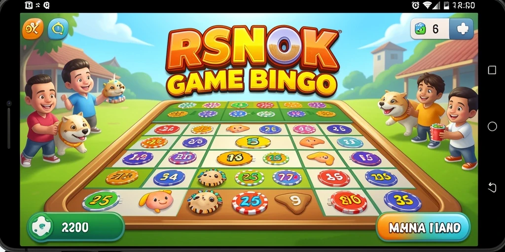Screenshot gameplay Bingo RSNOK yang interaktif dan seru.