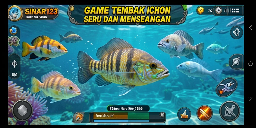 Tangkapan layar gameplay seru di SINAR123 menembak ikan.