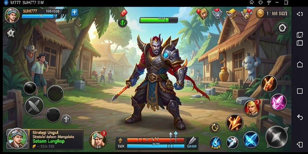 Tampilan menarik dari gameplay strategis di SUHU777.