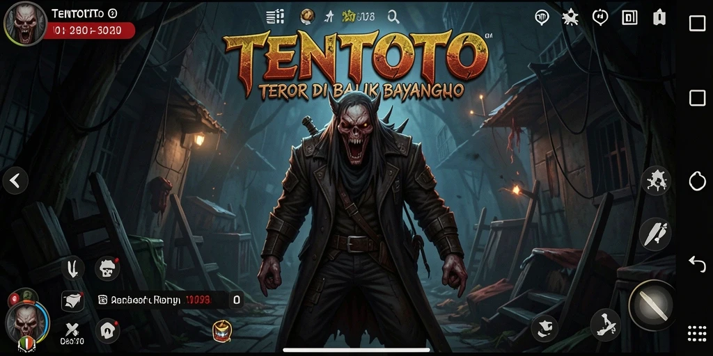 Tampilan menyeramkan dari gameplay TENTOTO yang menegangkan.