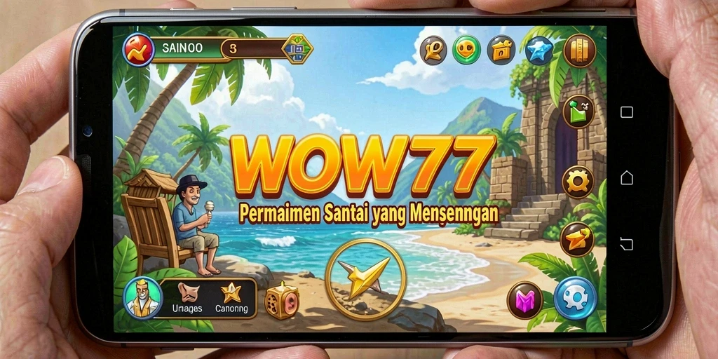 Tangkapan layar WOW77 menunjukkan gameplay seru dan menyenangkan.