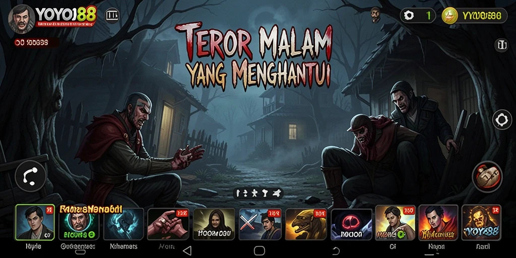 Menampilkan gameplay mencekam dalam dunia kegelapan yang penuh dengan kengerian.